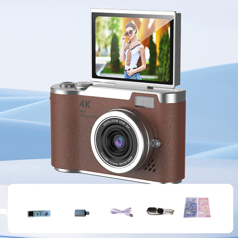 🥳2026 HOT SALE🥳💞50K+ SOLD!🎁💝 50% OFF! 4K Digital Camera with Flip Screen – Share clear photos with friends & family. Easy zoom, long battery life. A thoughtful gift for seniors. 🖼️🕊️