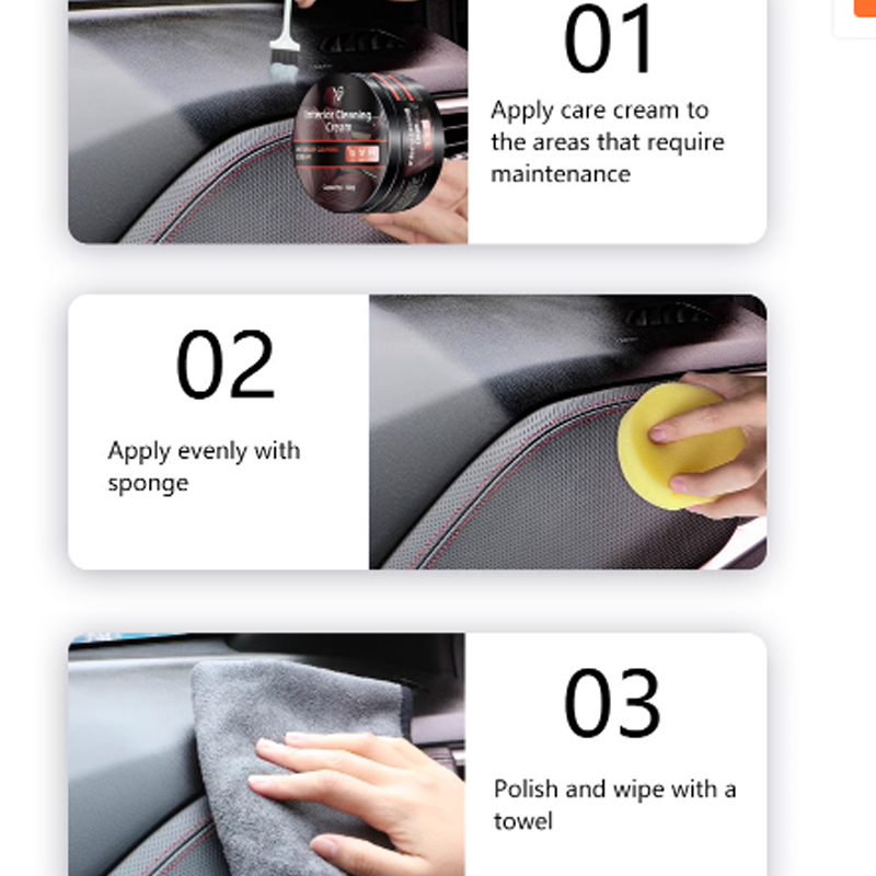 💥🔥 FINAL HOURS! Erase Steering Wheel Grime | Easy-Wipe Interior Cream, 50% OFF Countdown🛡️🧼