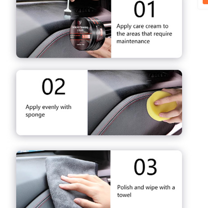 💥🔥 FINAL HOURS! Erase Steering Wheel Grime | Easy-Wipe Interior Cream, 50% OFF Countdown🛡️🧼