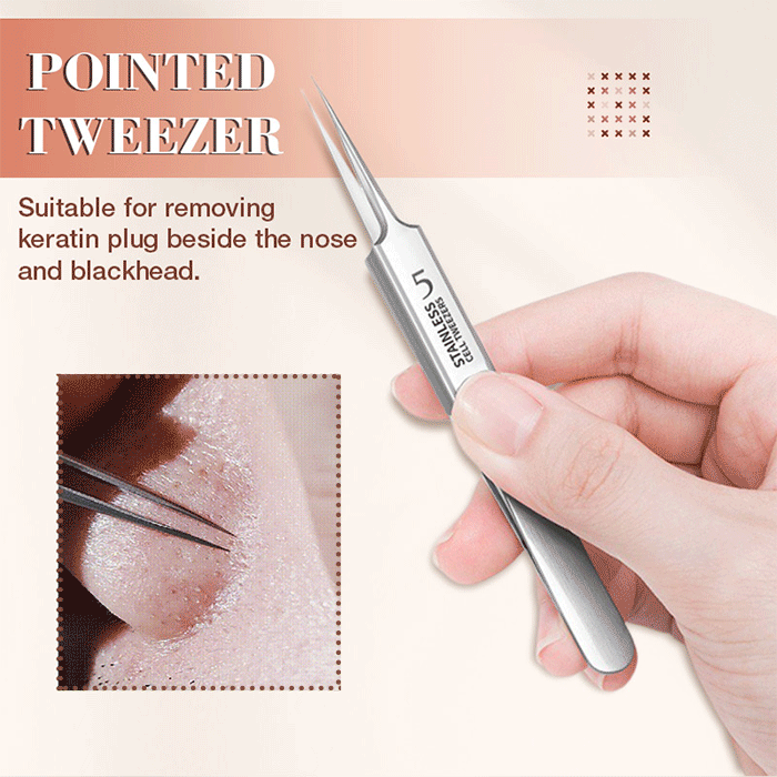 💕Professional Beauty Salon Tweezers | 2026 New Year Launch 50% OFF | Precision Slant & Pointed Tips for Brows & Lashes | Essential for Makeup Artists & Home Kits 🎆✨