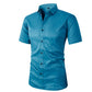 🥳2026 HOT SALE🥳💞50K+ SOLD!👴🕊️ 50% OFF! Men's Short Sleeve Dress Shirt – Dressed up, not stressed. Soft stretch, no iron needed. Looks great with chinos or dress pants. Perfect for birthdays, anniversaries or Sunday best. ✨👔