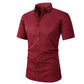 🥳2026 HOT SALE🥳💞50K+ SOLD!👴🕊️ 50% OFF! Men's Short Sleeve Dress Shirt – Dressed up, not stressed. Soft stretch, no iron needed. Looks great with chinos or dress pants. Perfect for birthdays, anniversaries or Sunday best. ✨👔
