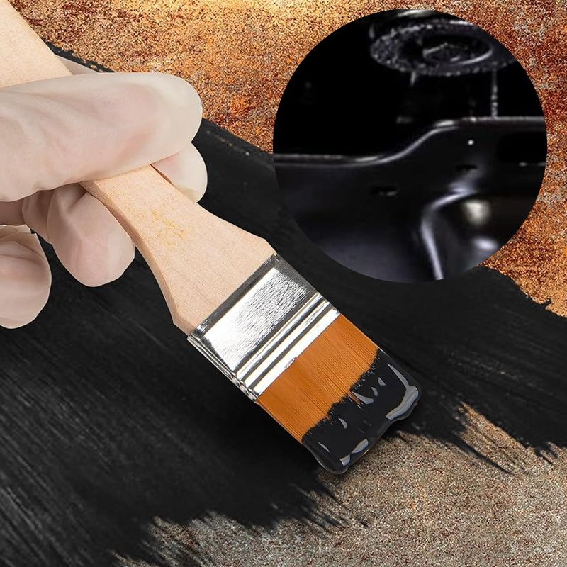 🥳2026 HOT SALE🥳💞50K+ SOLD!🚨✨ 50% OFF! Rust Converter Metallic Paint – One coat stops rust, no sanding, no fumes. Dries to a sleek metal finish. Perfect for garden tools & gates. 🔨🛡️