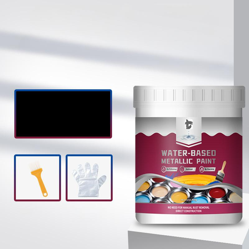 🥳2026 HOT SALE🥳💞50K+ SOLD!🚨✨ 50% OFF! Rust Converter Metallic Paint – One coat stops rust, no sanding, no fumes. Dries to a sleek metal finish. Perfect for garden tools & gates. 🔨🛡️
