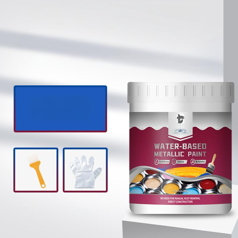 🥳2026 HOT SALE🥳💞50K+ SOLD!🚨✨ 50% OFF! Rust Converter Metallic Paint – One coat stops rust, no sanding, no fumes. Dries to a sleek metal finish. Perfect for garden tools & gates. 🔨🛡️