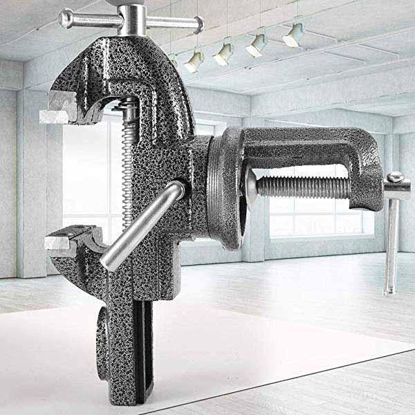 🥳2026 HOT SALE🥳💞50K+ SOLD! 🔧🛠️ 50% OFF! Heavy-Duty Mini Universal Bench Vice – Clamp-on design, 360° rotation & sturdy cast iron build. Perfect for workshops, garages & DIY – holds tight without slipping! 💪✨