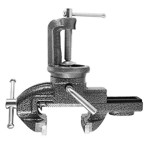 🥳2026 HOT SALE🥳💞50K+ SOLD! 🔧🛠️ 50% OFF! Heavy-Duty Mini Universal Bench Vice – Clamp-on design, 360° rotation & sturdy cast iron build. Perfect for workshops, garages & DIY – holds tight without slipping! 💪✨