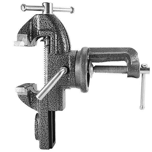 🥳2026 HOT SALE🥳💞50K+ SOLD! 🔧🛠️ 50% OFF! Heavy-Duty Mini Universal Bench Vice – Clamp-on design, 360° rotation & sturdy cast iron build. Perfect for workshops, garages & DIY – holds tight without slipping! 💪✨
