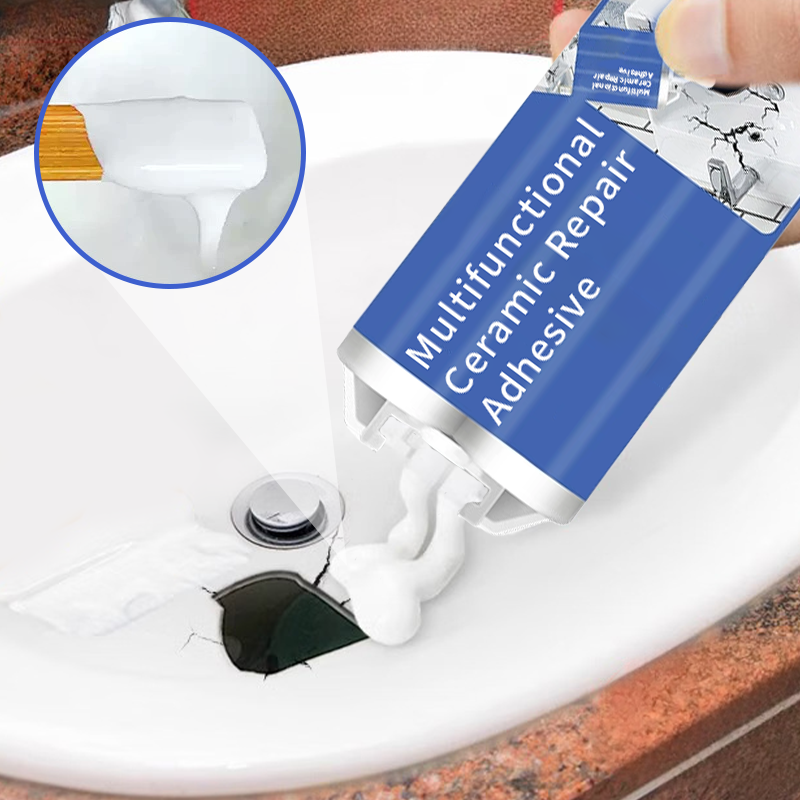 🥳2026 HOT SALE🥳💞50K+ SOLD! 🛁🔧 50% OFF! Multifunctional Ceramic Repair Adhesive – bonds bathtubs, toilets, sinks, vases & tiles. Heat & impact resistant, smooth invisible finish. Easy DIY repair! 🛡️✅