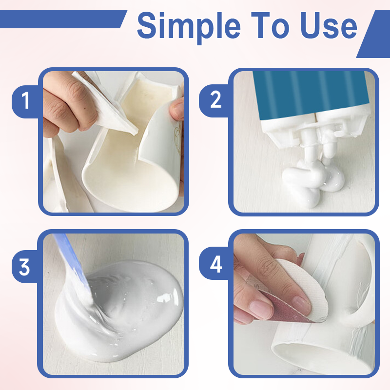 🥳2026 HOT SALE🥳💞50K+ SOLD! 🛁🔧 50% OFF! Multifunctional Ceramic Repair Adhesive – bonds bathtubs, toilets, sinks, vases & tiles. Heat & impact resistant, smooth invisible finish. Easy DIY repair! 🛡️✅