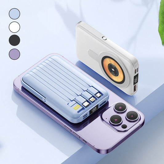 🥳2026 HOT SALE🥳💞50K+ SOLD!📱⚡ 50% OFF NOW! Magnetic Wireless Power Bank – Just Snap & Charge! 10000mAh fast charging, universal fit & travel-friendly. Power made simple & secure. 🔋🧲