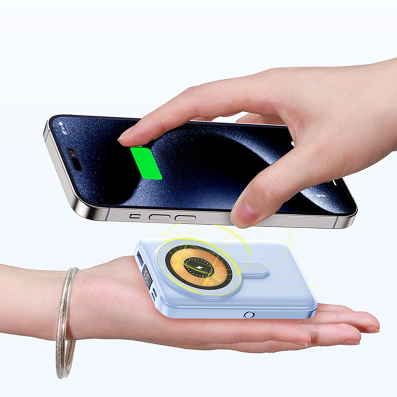 🥳2026 HOT SALE🥳💞50K+ SOLD!📱⚡ 50% OFF NOW! Magnetic Wireless Power Bank – Just Snap & Charge! 10000mAh fast charging, universal fit & travel-friendly. Power made simple & secure. 🔋🧲