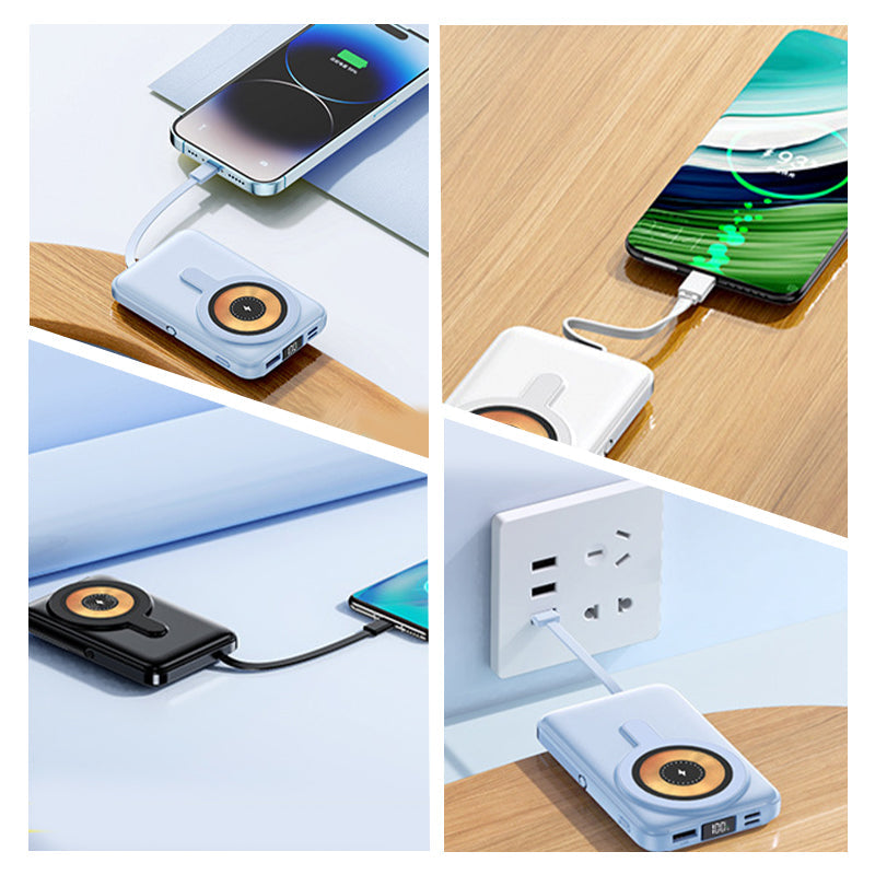 🥳2026 HOT SALE🥳💞50K+ SOLD!📱⚡ 50% OFF NOW! Magnetic Wireless Power Bank – Just Snap & Charge! 10000mAh fast charging, universal fit & travel-friendly. Power made simple & secure. 🔋🧲