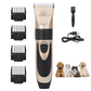 🥳2026 HOT SALE🥳💞50K+ SOLD! 🐾✂️ 50% OFF! Low Noise Pet Hair Clipper Set – cordless, ceramic blades, 4 guard combs. For cats, dogs & horses. Quiet grooming! 🔋💚