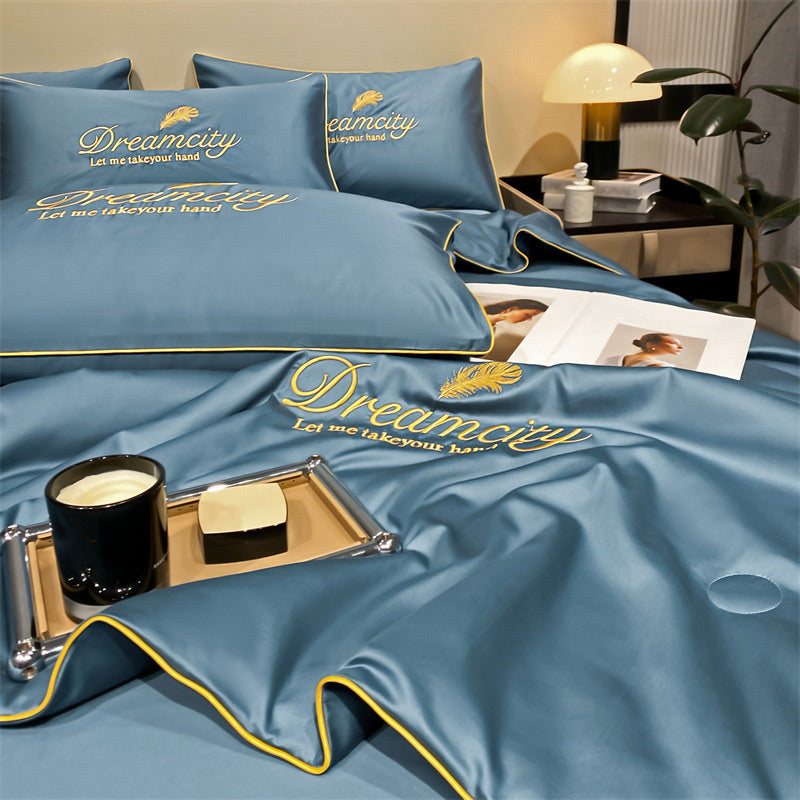 🥳2026 HOT SALE🥳💞50K+ SOLD!🛏️💨 50% OFF! Cooling 4‑Piece Bedding Set – Breathable, moisture‑wicking, machine washable. Stay cool & dry all night – last chance! 🧊✨