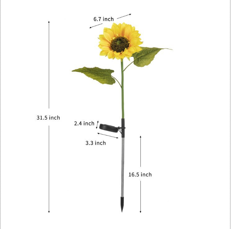 🥳2026 HOT SALE🥳💞50K+ SOLD!🌻✨ 50% OFF! Sunflower Solar Lights – Glowing petals, auto on/off. IP65 waterproof, no wiring. Up to 14hrs night glow. Perfect for garden path or patio. 🌙🌿