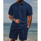 🥳2026 HOT SALE🥳💞50K+ SOLD!💥👴🩳50% OFF! Men's Diamond Print 2-Piece Set – Ready in seconds! Soft, breathable top with easy shorts. No fuss, just style. Perfect for garden BBQs or coffee dates. ☀️👕