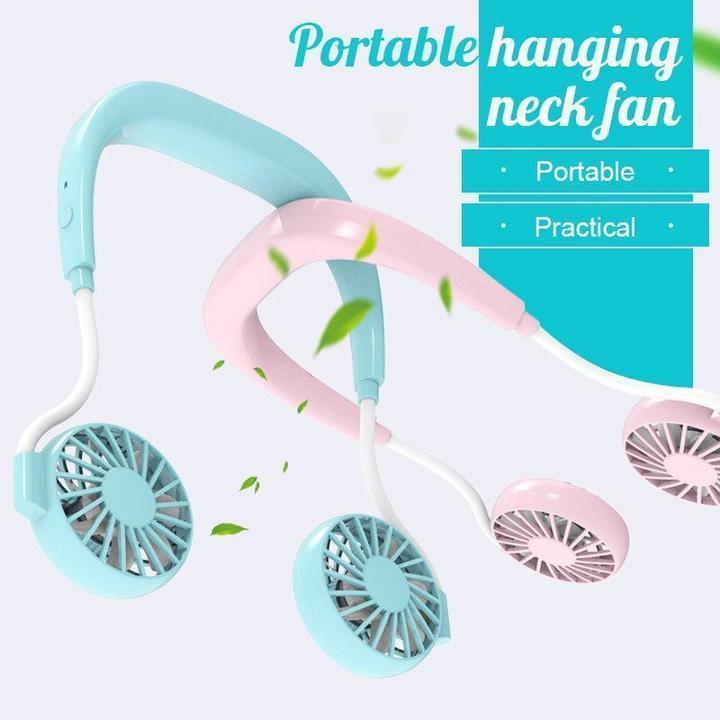 🥳2026 HOT SALE🥳💞50K+ SOLD!🌬️🌀 50% OFF! 3‑Speed Neck Fan – 360° airflow, lightweight & hands‑free. 2200mAh battery, lasts 4‑12 hrs. Stay cool wherever you go! 😎💨