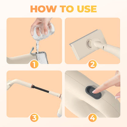 🥳2026 HOT SALE🥳💞50K+ SOLD!🚿🏠50% OFF! Chemical-Free Power Cleaning. Our handheld steam cleaner with attachments sanitises & lifts dirt from floors to fabrics with pure, hot vapour. 🌿🔥