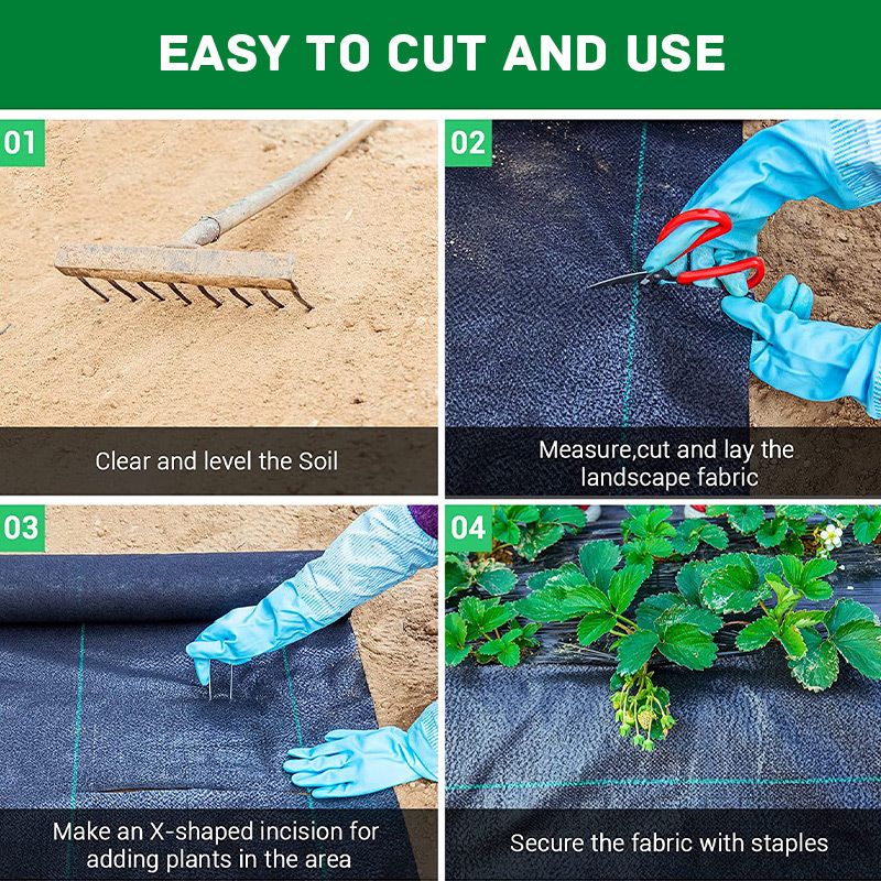 🥳2026 HOT SALE🥳💞50K+ SOLD! 🌱🏡 50% OFF – Last Day! Premium Woven Weed Barrier – High permeability, blocks weeds & protects soil. Breathable, moisture‑retaining & durable – a gardener‘s best friend! 🌿✨