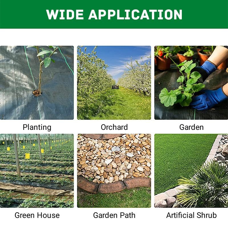 🥳2026 HOT SALE🥳💞50K+ SOLD! 🌱🏡 50% OFF – Last Day! Premium Woven Weed Barrier – High permeability, blocks weeds & protects soil. Breathable, moisture‑retaining & durable – a gardener‘s best friend! 🌿✨