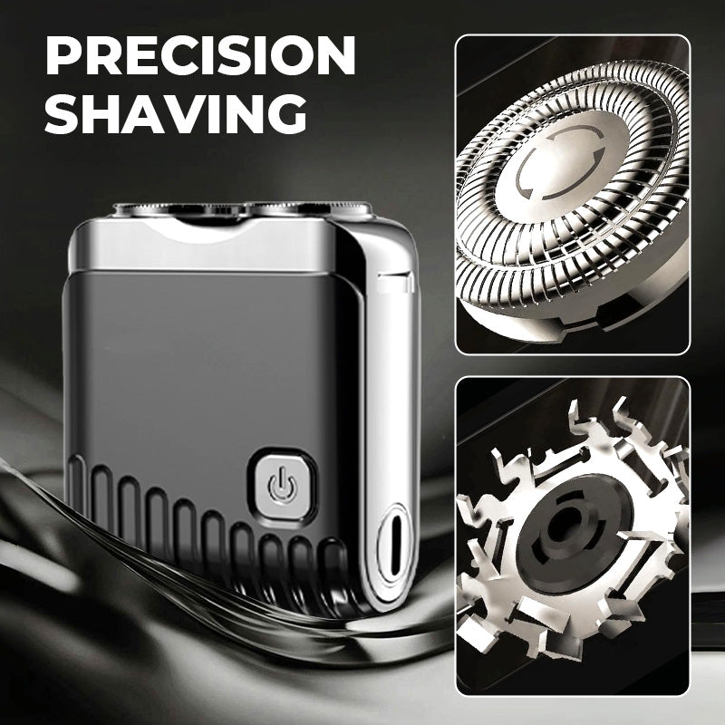 🥳2026 HOT SALE🥳💞50K+ SOLD!💥⚡🧔 1-Minute Quick Fix, No Stubble Left Behind |  The Mighty Mini “Powerhouse”! Mini Wet & Dry Shaver Half Price✈️🎒