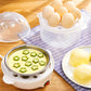🥳2026 HOT SALE🥳💞50K+ SOLD! 🍳✨ 50% OFF! Multi-Function Mini Egg Steamer – auto power-off, transparent lid, steams eggs, veggies & dumplings. Quick, safe breakfasts! 🏠✅
