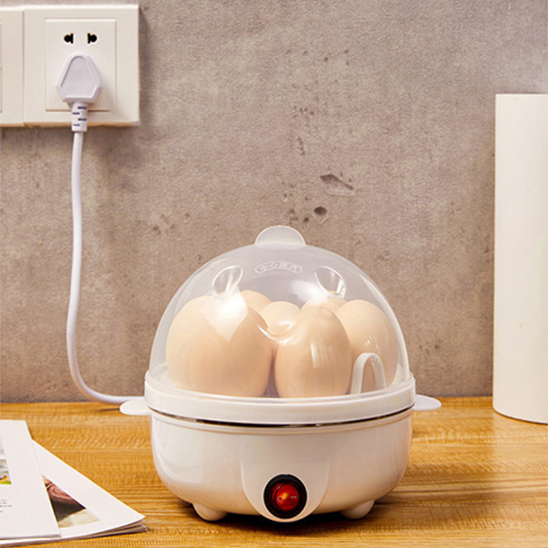 🥳2026 HOT SALE🥳💞50K+ SOLD! 🍳✨ 50% OFF! Multi-Function Mini Egg Steamer – auto power-off, transparent lid, steams eggs, veggies & dumplings. Quick, safe breakfasts! 🏠✅