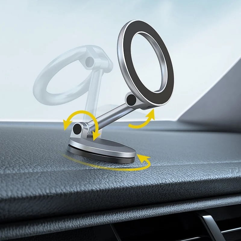 🥳2026 HOT SALE🥳💞50K+ SOLD!📱🧲 50% OFF! Ultra Magnetic Car Phone Holder – MagSafe strong grip, all‑zinc alloy body. Stays secure on bumpy roads – no more dropped phones while driving! 🚗✨
