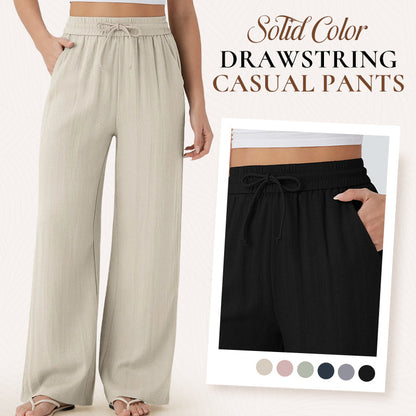 🥳2026 HOT SALE🥳💞50K+ SOLD!👵💜 LAST DAY 50% OFF! Lightweight Linen Pants – Stay cool, no sticky legs! Soft drawstring waist, easy to adjust. Breathable & gentle on skin. Perfect for warm days. 🌸👖