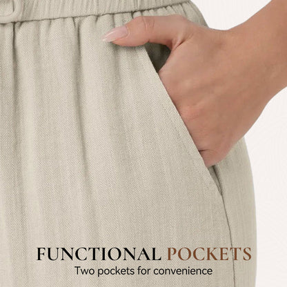🥳2026 HOT SALE🥳💞50K+ SOLD!👵💜 LAST DAY 50% OFF! Lightweight Linen Pants – Stay cool, no sticky legs! Soft drawstring waist, easy to adjust. Breathable & gentle on skin. Perfect for warm days. 🌸👖
