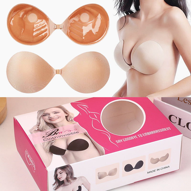 Invisible Adhesive Strapless Push-Up Bra