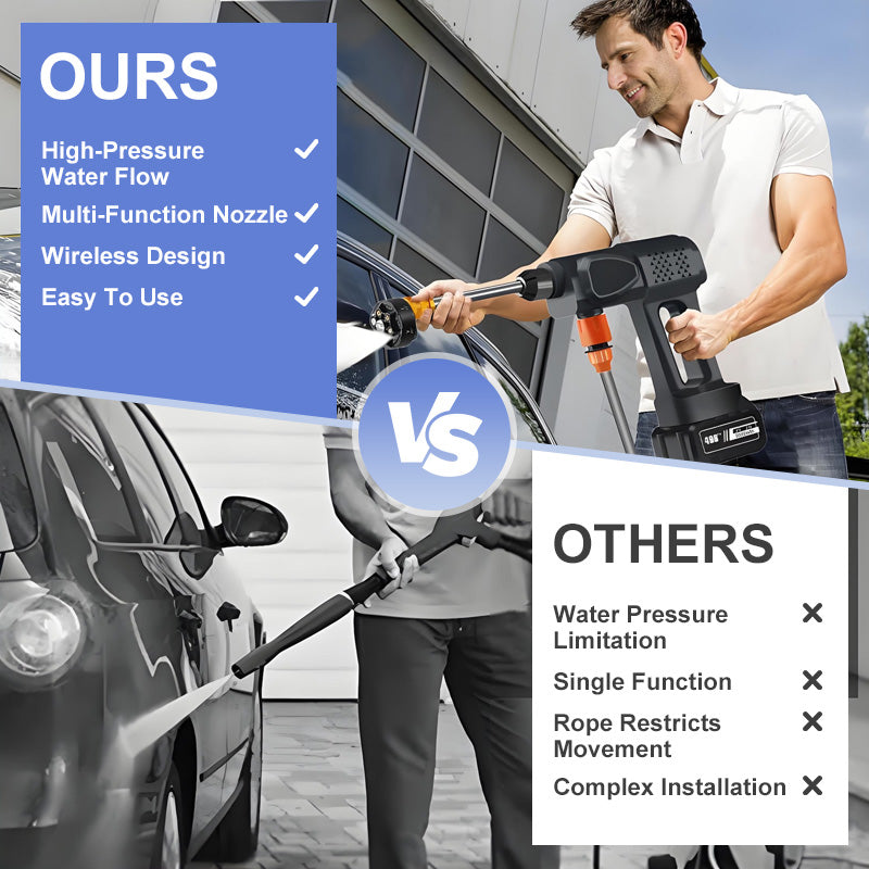 🥳2026 HOT SALE🥳💞50K+ SOLD!🧼🏡 50% OFF NOW! Portable High-Pressure Washer – Deep clean power for home & car! 1500W motor blasts away years of grime with adjustable spray. 💥🚿
