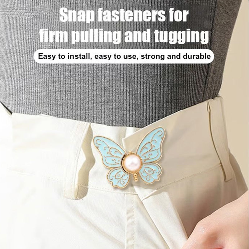 🥳2026 HOT SALE🥳💞50K+ SOLD!🌸🦋 BUY 1 GET 1 FREE – Removable Butterfly Waist Buckle – No tools, instant hourglass shape. Fits jeans, skirts & dresses! 👗✨