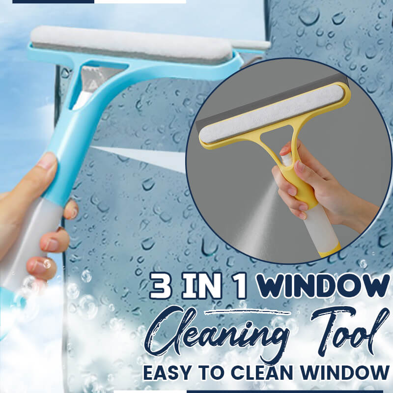 🧽 BUY 2 GET 1 FREE! ✨ 3-in-1 Cleaning Kit – For Windows, Mirrors & Windshields, Streak-Free & Perfect for Home & Car