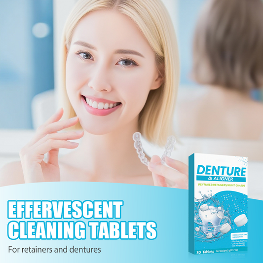 🥳2026 HOT SALE🥳💞50K+ SOLD! 🦷✨ Effervescent Cleaning Tablets for Retainers & Dentures – deep clean, disinfect & remove stains. Drop, dissolve & fresh in minutes! 🛡️💚
