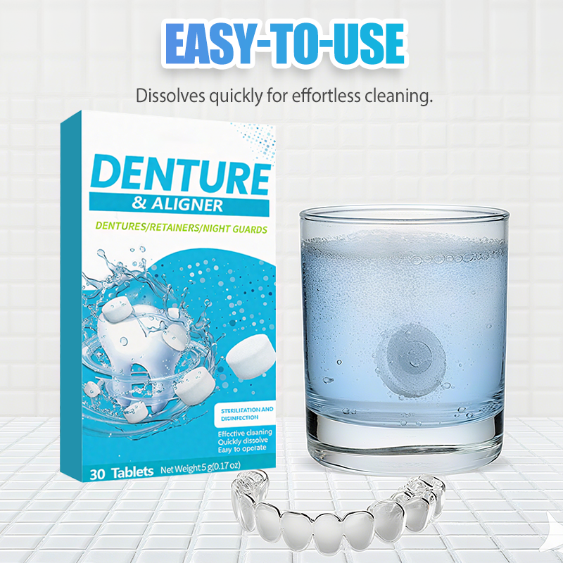 🥳2026 HOT SALE🥳💞50K+ SOLD! 🦷✨ Effervescent Cleaning Tablets for Retainers & Dentures – deep clean, disinfect & remove stains. Drop, dissolve & fresh in minutes! 🛡️💚