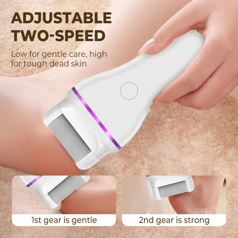 ⏳Time-Limited Special⏰2-Speed Cordless Electric Callus Remover with 2 Replacement Heads
