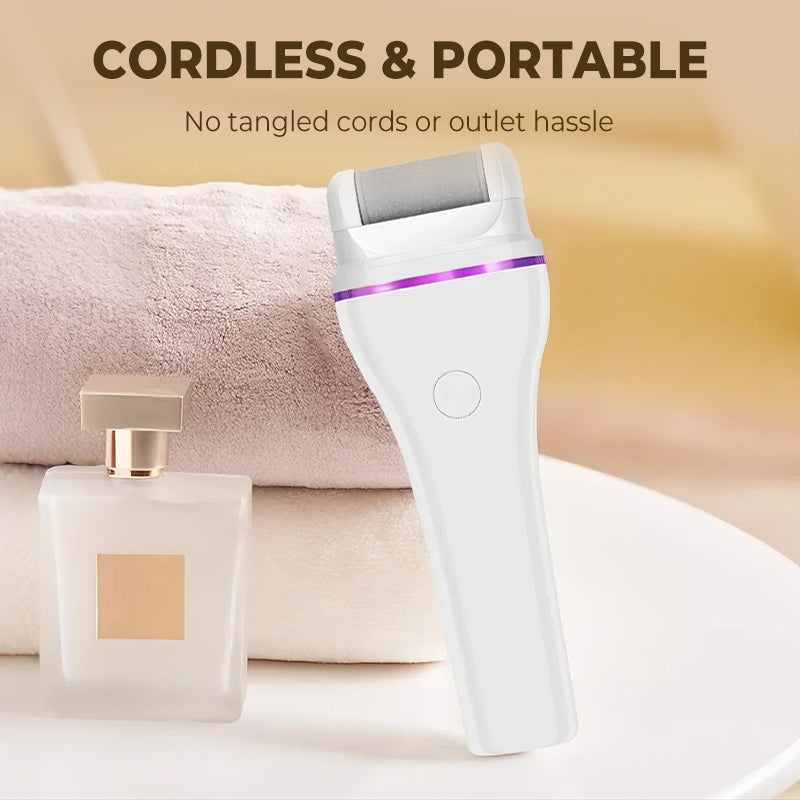 ⏳Time-Limited Special⏰2-Speed Cordless Electric Callus Remover with 2 Replacement Heads