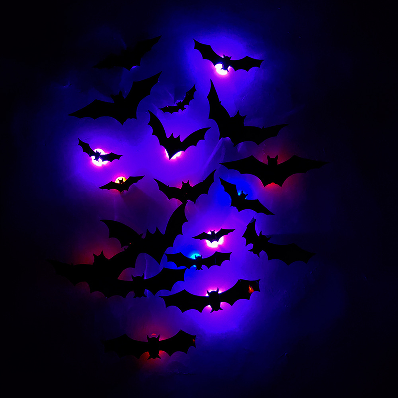 🥳2026 HOT SALE🥳💞50K+ SOLD!🎃🦇 50% OFF! Halloween 3D Bat LED Wall Light – Bendable wings create lifelike flight poses. Purple LED glow brings spooky vibes – perfect for haunting your home! 🩸✨