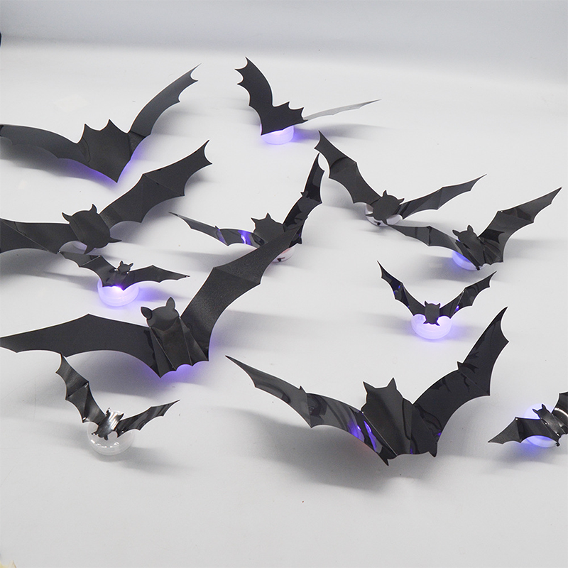 🥳2026 HOT SALE🥳💞50K+ SOLD!🎃🦇 50% OFF! Halloween 3D Bat LED Wall Light – Bendable wings create lifelike flight poses. Purple LED glow brings spooky vibes – perfect for haunting your home! 🩸✨