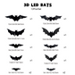 🥳2026 HOT SALE🥳💞50K+ SOLD!🎃🦇 50% OFF! Halloween 3D Bat LED Wall Light – Bendable wings create lifelike flight poses. Purple LED glow brings spooky vibes – perfect for haunting your home! 🩸✨