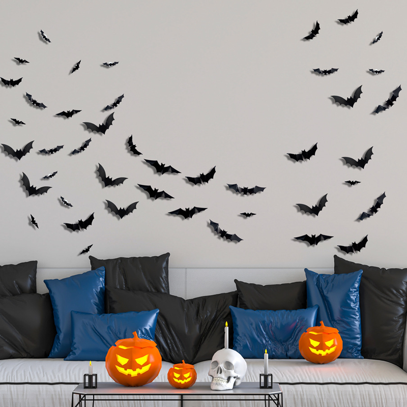 🥳2026 HOT SALE🥳💞50K+ SOLD!🎃🦇 50% OFF! Halloween 3D Bat LED Wall Light – Bendable wings create lifelike flight poses. Purple LED glow brings spooky vibes – perfect for haunting your home! 🩸✨