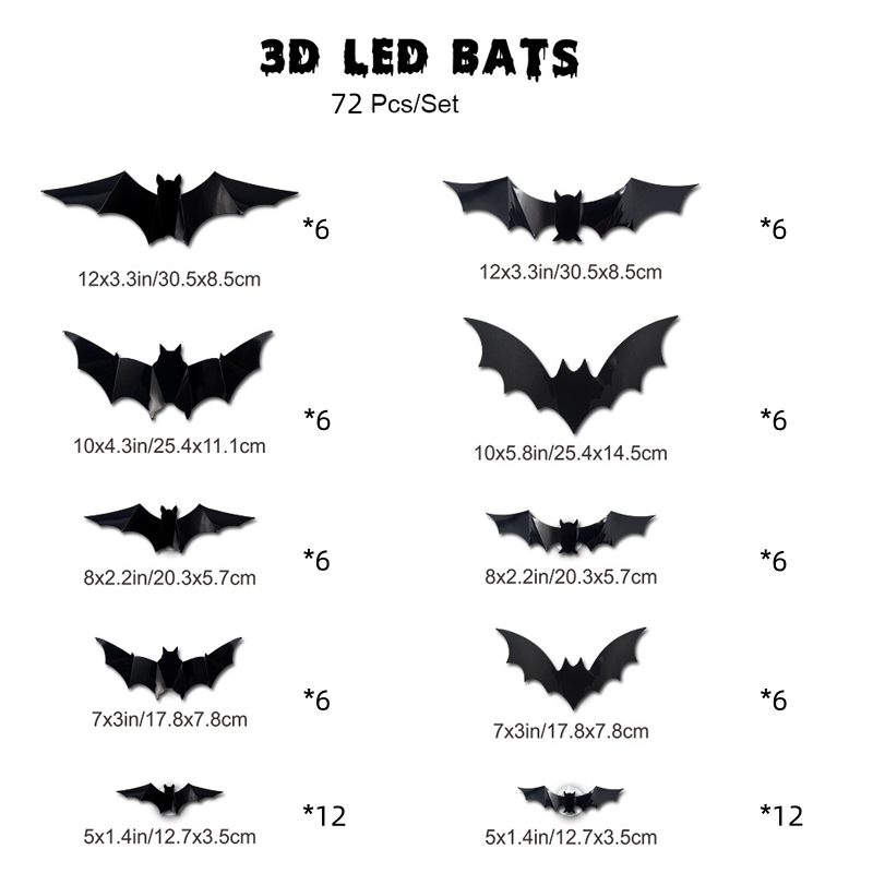 🥳2026 HOT SALE🥳💞50K+ SOLD!🎃🦇 50% OFF! Halloween 3D Bat LED Wall Light – Bendable wings create lifelike flight poses. Purple LED glow brings spooky vibes – perfect for haunting your home! 🩸✨