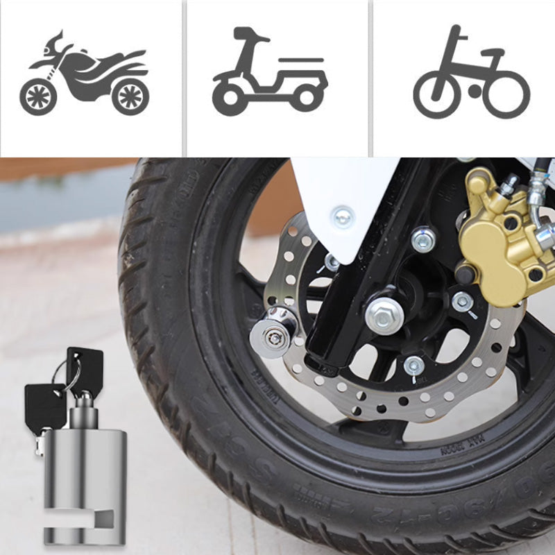 🥳2026 HOT SALE🥳💞50K+ SOLD! 🔒🏍️ 50% OFF! Anti-Theft Motorcycle Disc Brake Lock – heavy-duty steel, quick fit & portable. Keep your bike secure wherever you park! 🛡️✅