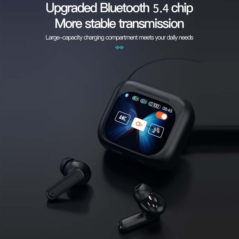 🥳2026 HOT SALE🥳💞50K+ SOLD! 🎧🎄 50% OFF! Touch-Control Compact Earbuds – crystal-clear sound, noise isolation, touch & screen control, all-day power. Perfect Christmas gift! 🔋✨