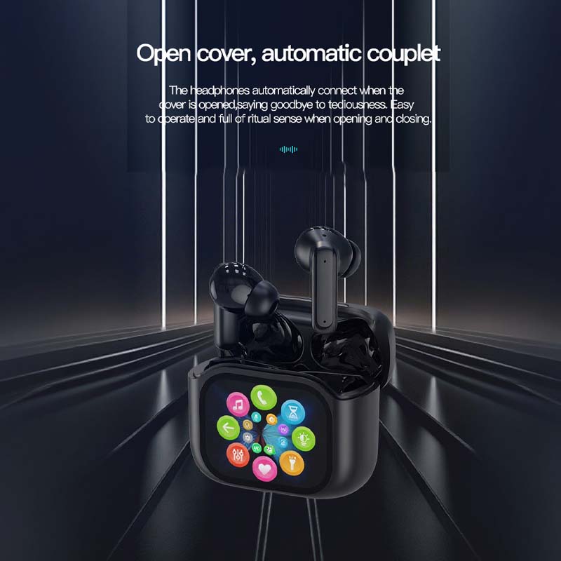 🥳2026 HOT SALE🥳💞50K+ SOLD! 🎧🎄 50% OFF! Touch-Control Compact Earbuds – crystal-clear sound, noise isolation, touch & screen control, all-day power. Perfect Christmas gift! 🔋✨