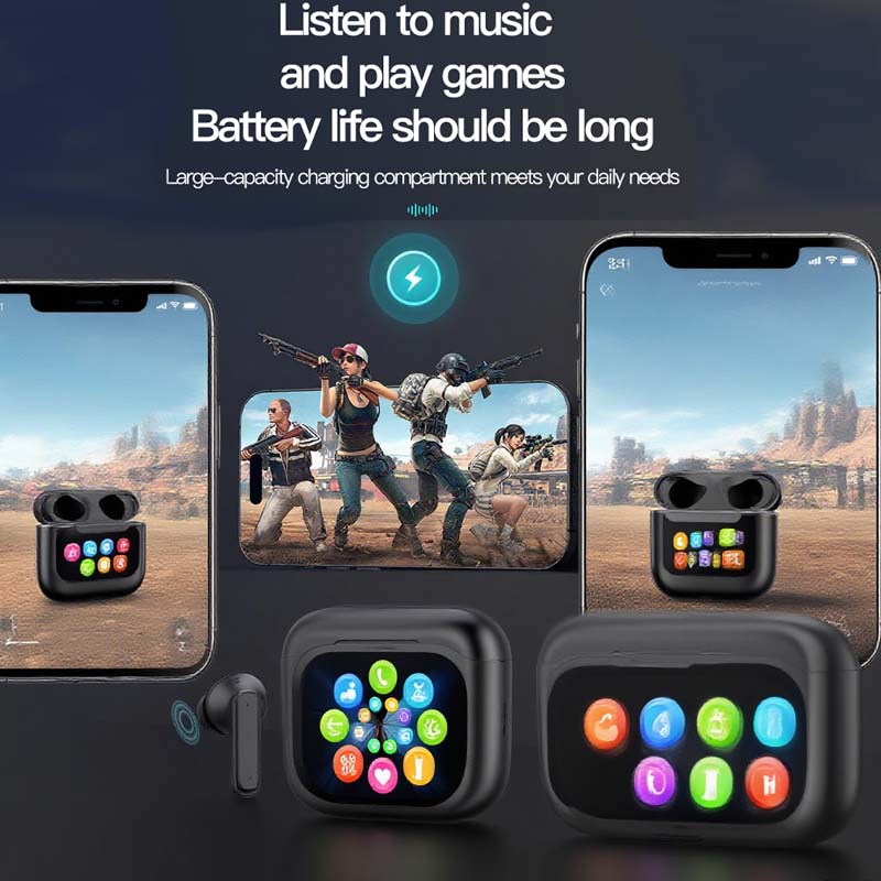🥳2026 HOT SALE🥳💞50K+ SOLD! 🎧🎄 50% OFF! Touch-Control Compact Earbuds – crystal-clear sound, noise isolation, touch & screen control, all-day power. Perfect Christmas gift! 🔋✨