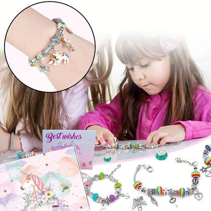 Braun💥 50 % RABATT! 🎁 Bastelset für Charm-Armbänder – Kreatives Bastelvergnügen für alle Altersgruppen 🎄