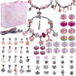 Braun💥 50 % RABATT! 🎁 Bastelset für Charm-Armbänder – Kreatives Bastelvergnügen für alle Altersgruppen 🎄